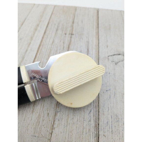 Farberware Can Opener Italy Black Plastic 7 3/8" - Picture 2 of 9